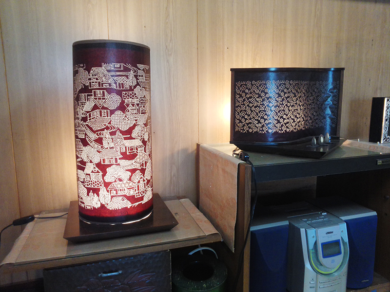 伊勢型紙行灯の灯る宿